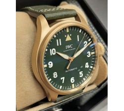IWC Big Pilot Pilot's Watch 43 Spitfire Bronze Green Dial IW329702 NEW