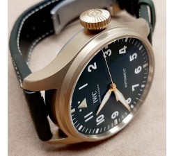 IWC Big Pilot Pilot's Watch 43 Spitfire Bronze Green Dial IW329702 NEW