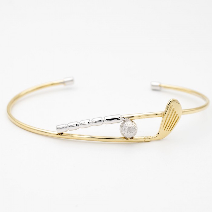 Bracciale mazza da golf in oro giallo 18Kt - DIENNECI GIOIELLI