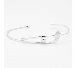 Bracciale mazza da golf in argento 925