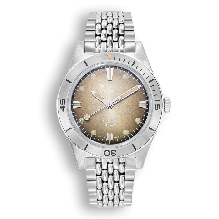 Squale Super-Squale Sunray Brown Bracelet SUPERSSBW.AC