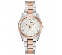 Bulova surveyor lady diamonds 98P207