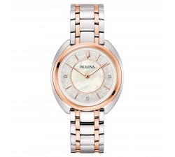 Bulova Duality Lady 96P219 Orologio Diamanti Donna