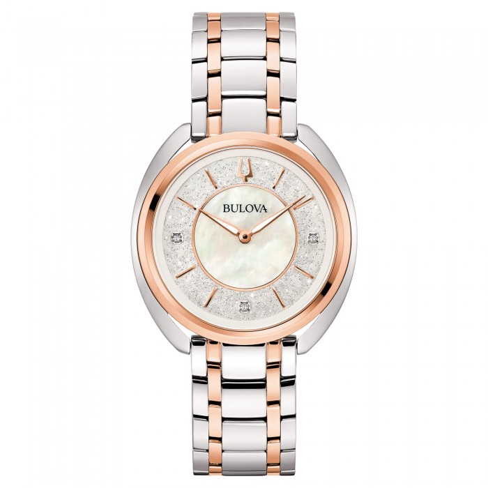 Bulova Duality Lady 96P219 Orologio Diamanti Donna