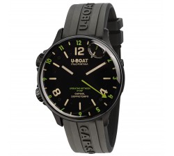 U-Boat Capsoil doppiotempo 45mm dlc green rehaut 8840/B