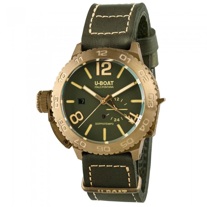 U-Boat Doppiotempo 46mm bronzo green 9088