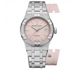 Maurice Lacroix AIKON Automatic 39mm Limited Edition Rosa AI6007-SS00F-530-E Doppio cinturino