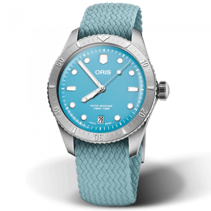 Oris Divers Sixty-Five Cotton Candy azzurro 01 733 7771 4055-07 3 19 02S