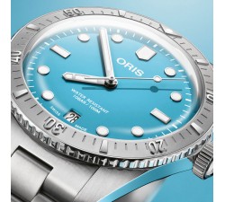 Oris Divers Sixty-Five Cotton Candy azzurro 01 733 7771 4055-07 8 19 18