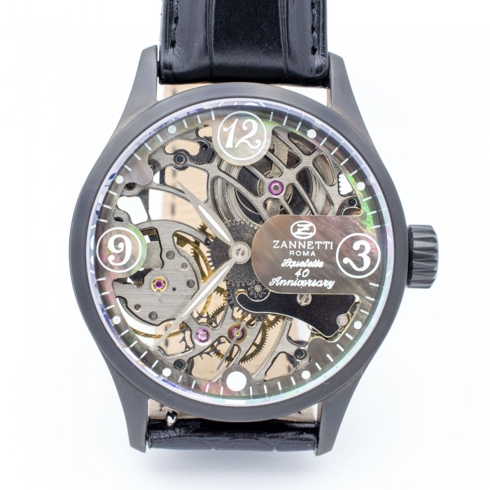 Zannetti Squelette 40 Anniversary Black PVD Limited edition