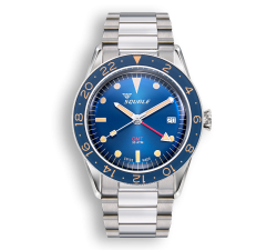 Squale Sub-39 GMT Vintage Blue Bracelet SUB-39GMTB.BR22