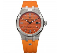 Maurice Lacroix AIKON Automatic 42mm Limited Edition Arancio AI6008-SS00F-530-E Doppio cinturino