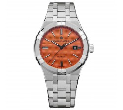 Maurice Lacroix AIKON Automatic 42mm Limited Edition Arancio AI6008-SS00F-530-E Doppio cinturino