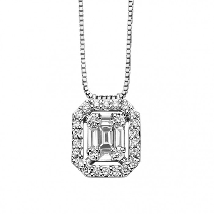 Pendente Fascino con diamanti in oro 18Kt DFPF9087.020 DonnaOro Jewels