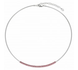 Collana Pesavento DNA Spring polvere rosa Tokyo in argento 925 WPSCG007