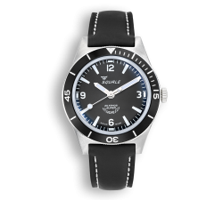 Squale Super-Squale Arabic Numerals Black Leather SUPERMBKBK.RLBK