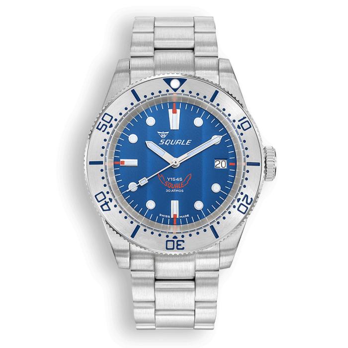 Squale 1545 Steel Blue bracelet 1545SSBLC.AC