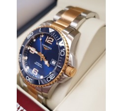 Longines HydroConquest 41mm Auto Blue Bicolor L3.781.3.98.7