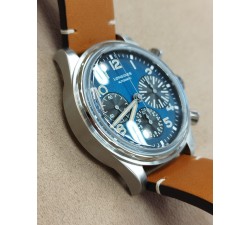 Longines Avigation Bigeye Titanium Blue New 2023 L2.816.1.93.2