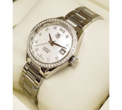 TAG Heuer Carrera Lady Diamond NEW 28mm Automatic WAR2415.BA0776