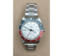 Tudor Black Bay GMT White New stickers 79830RB + textile strap