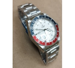 Tudor Black Bay GMT White New stickers 79830RB + textile strap