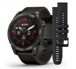 Garmin EPIX PRO (Gen2) Sapphire Edition 47mm Titanium con cinturino in pelle 010-02803-30