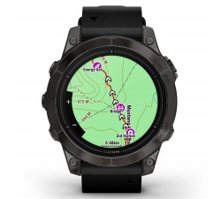 Garmin EPIX PRO (Gen2) Sapphire Edition 47mm Titanium con cinturino in pelle 010-02803-30