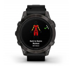 Garmin EPIX PRO (Gen2) Sapphire Edition 47mm Titanium con cinturino in pelle 010-02803-30