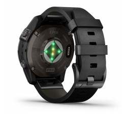 Garmin EPIX PRO (Gen2) Sapphire Edition 47mm Titanium con cinturino in pelle 010-02803-30