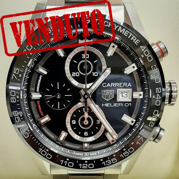 TAG Heuer Carrera Calibre HEUER 01 NEW 43mm Chrono Ceramic CAR201Z.BA0714