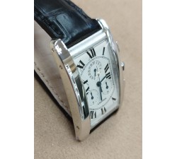 Cartier Tank Américaine Chronograph Oro bianco 18kt Quartz 2312