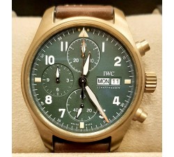 IWC Pilot Spitfire Chronograph Bronzo NEW IW387902