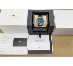 IWC Portuguese Automatic Portugieser Automatic 7 days power reserve blu dial IW500710 NEW