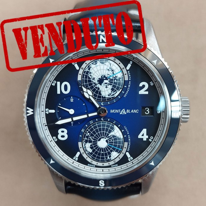 Montblanc 1858 Geosphere Titanium MB125565