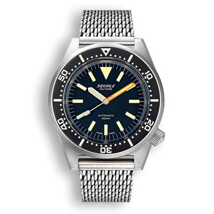 Squale 1521 Militaire Blasted Mesh 1521MILBL.ME20