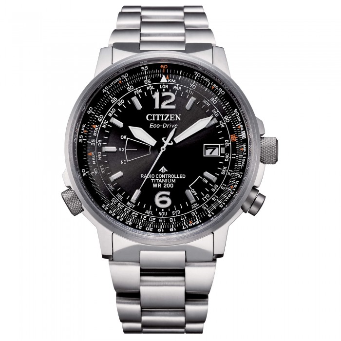 Citizen Radiocontrollato Pilot Super Titanio CB0230-81E