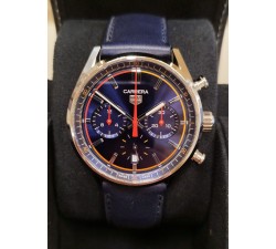 TAG Heuer Carrera Chronograph Blue 42mm NEW CBN201D.FC6543