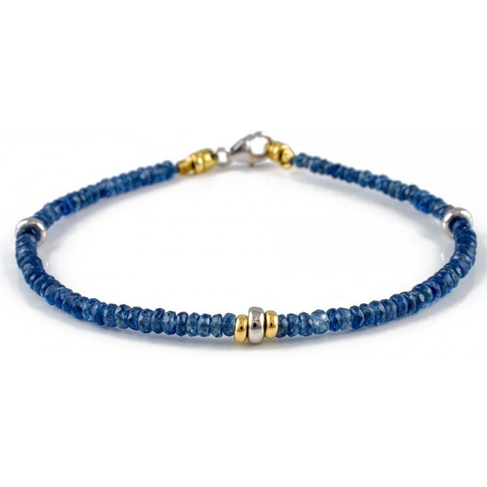 Bracciale Zaffiri Blu in oro 18Kt