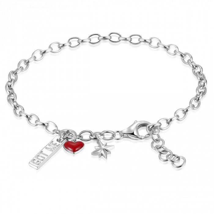 Bracciale Rosato in argento 925 Storie RZB026