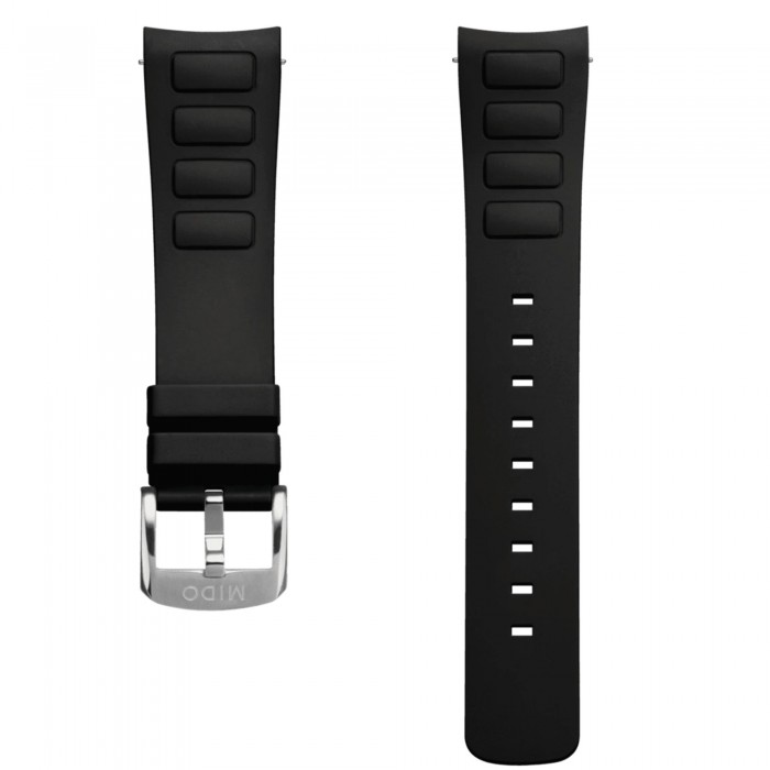 Cinturino in gomma nero per MIDO multifort tv big date M852018741 Cinturino in gomma nero per MIDO multifort tv big date M852018741