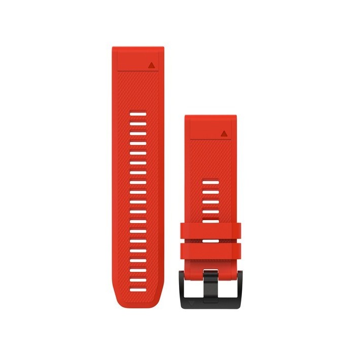Cinturino Rosso per GARMIN Fenix 5X Plus - Fenix 5X - Fenix 3 - D2 - Tactix - Quatix 3 - Descent - Foretrex
