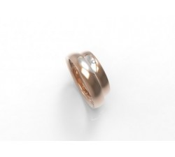 Fede a cuore con diamante Ct.0,02 F VS2 in oro 18Kt