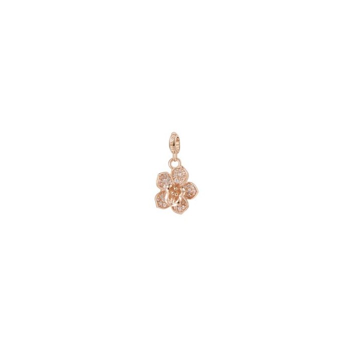 Ciondolo Orchidea in argento 925 Rosato Storie RZ054