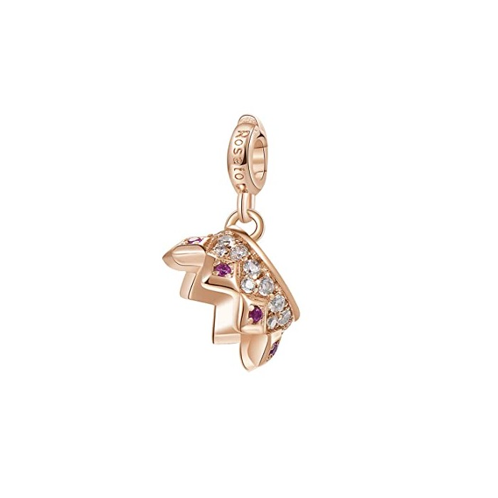Ciondolo Corona in argento 925 Rosato Storie RZ050 Ciondolo Corona in argento 925 Rosato Storie RZ050