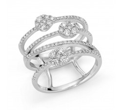 anello diamanti oro bianco donnaoro jewels DFAF9771.073