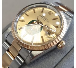 Rolex Oyster Perpetual Date Ref. 15053 UAE EAGLE EMIRATES LOGO MILITARY SEVEN STARS CREST.