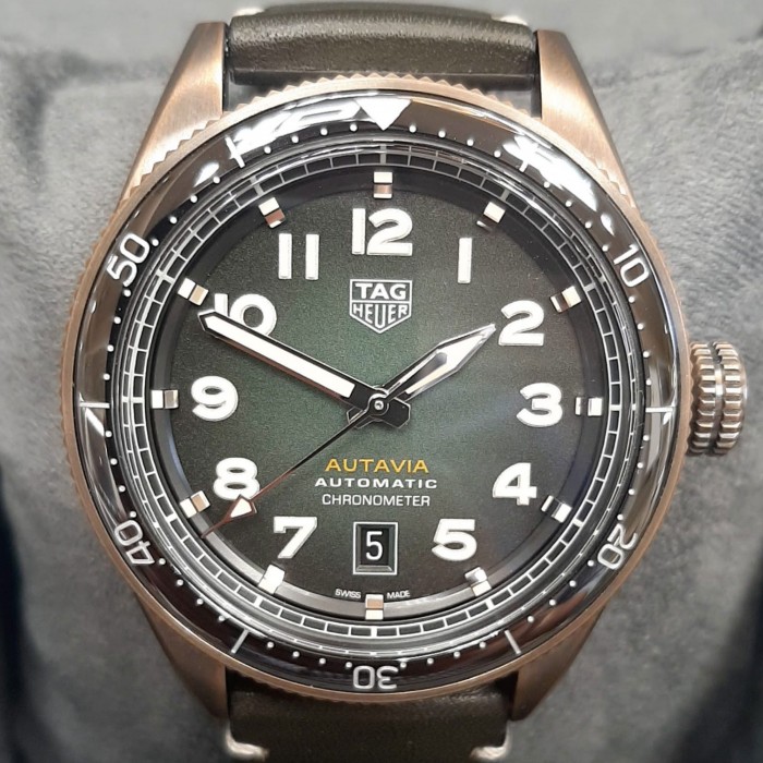 TAG Heuer Autavia Chronometer Bronze Green NEW 2026 WBE5190.FC8268