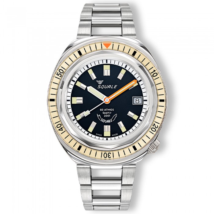 Squale 2001 Heritage Sand 2001BEBK.AC Squale 2001 Heritage Sand 2001BEBK.AC