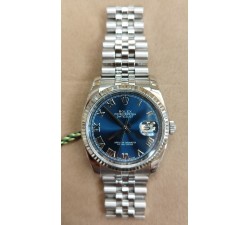 Rolex Datejust 36 Blu Indici Romani Jubilee Full set 116234